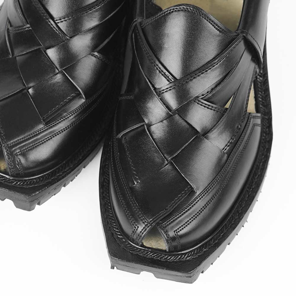 Smart Black Quetta Norozi Chappal