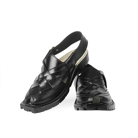 Smart Black Quetta Norozi Chappal