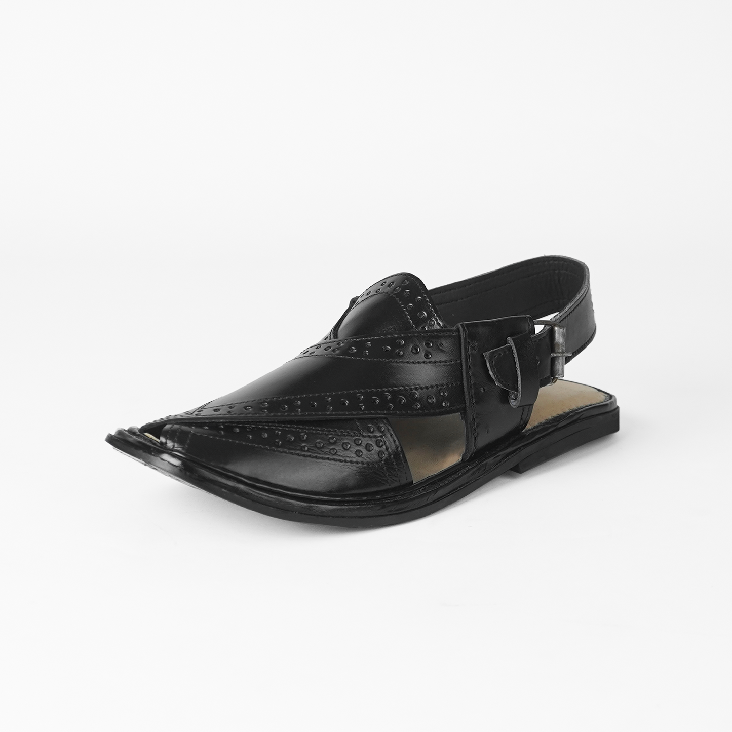 Ribbon Black Chappal black