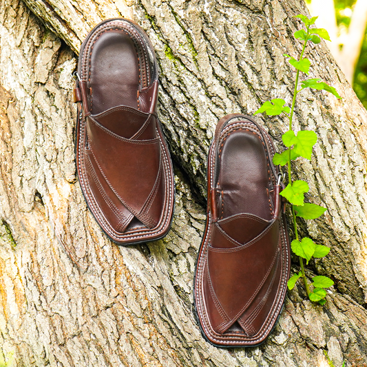 Triple gear chappal Maroon