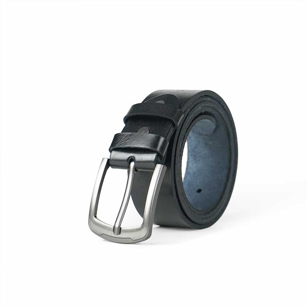 Black Genuine Leather Belt