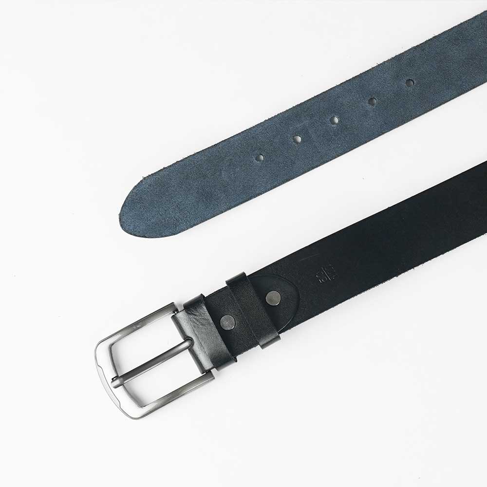 Black Genuine Leather Belt