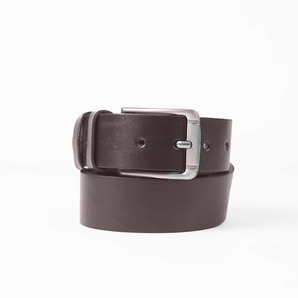 Maroon Genuine Leather Belt