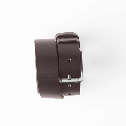 Maroon Genuine Leather Belt