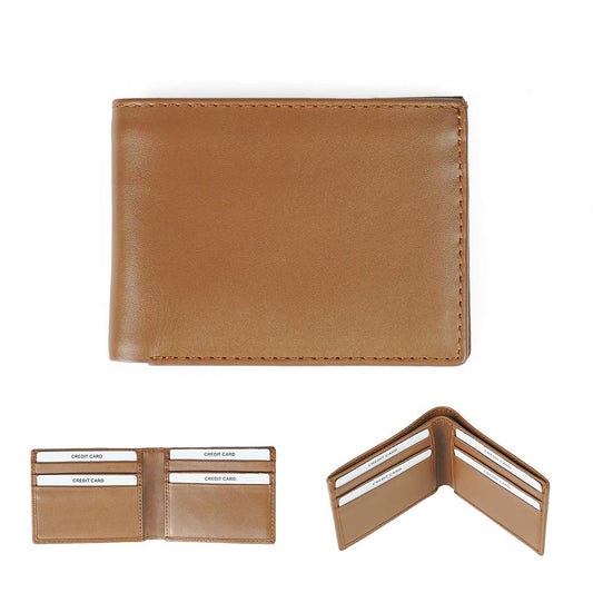 Brown genuine Leather wallet 04