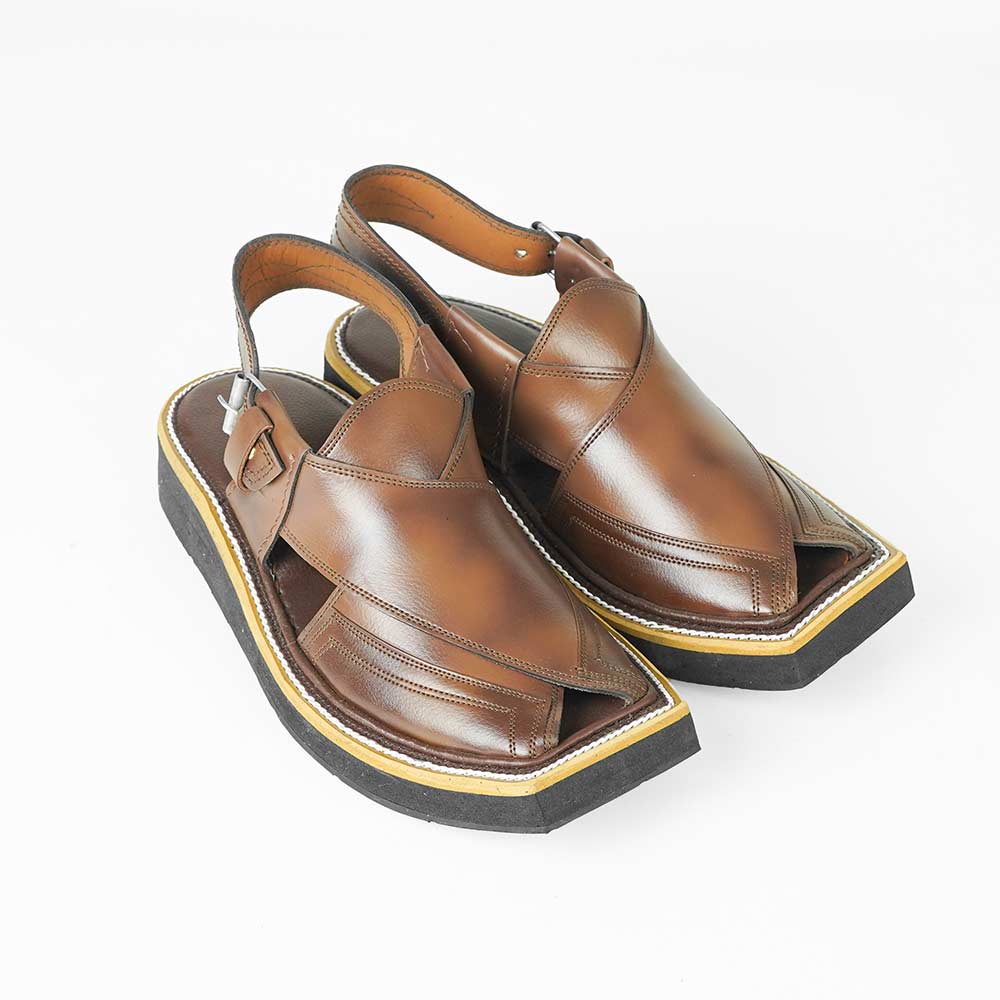 Kaptan chappal Brown