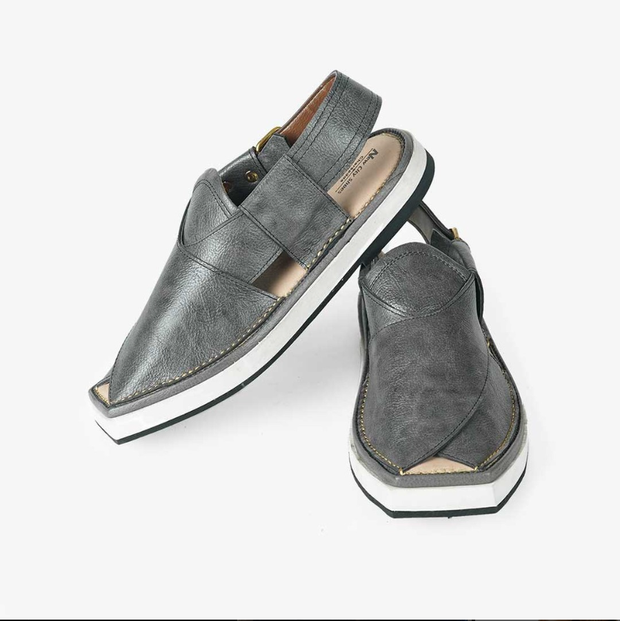 Gray Smart Kaptan Chappal