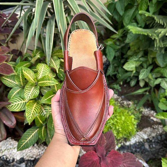 Quetta Norozi Chappal Maroon