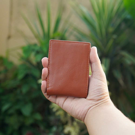 Mustard genuine Leather wallet 04